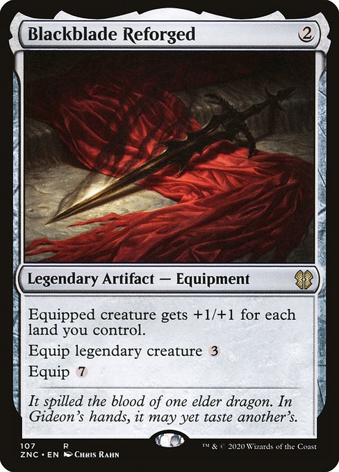 Blackblade Reforged - Commander: Zendikar Rising - R - 107