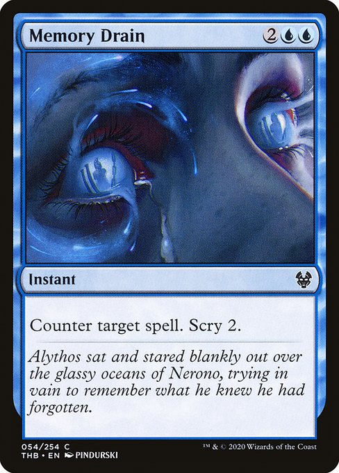 Memory Drain - Theros Beyond Death - C - 54