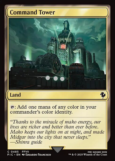 Command Tower (0485) (Surge Foil) - Commander: FINAL FANTASY - C - 485