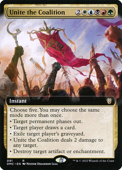 Unite the Coalition (Extended Art) - Commander: Dominaria United - R - 91