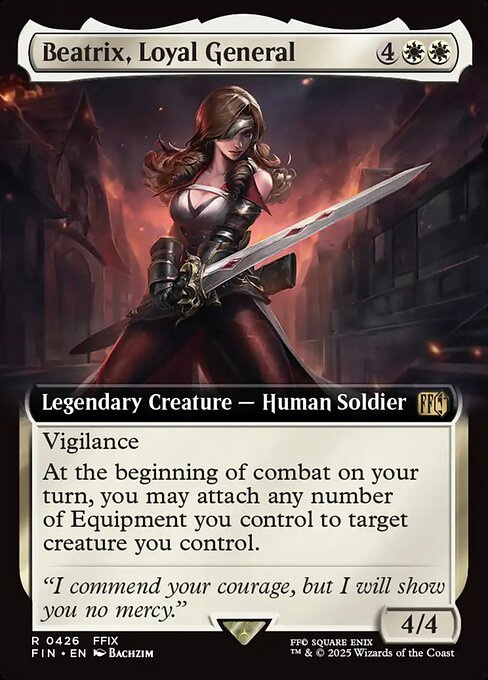 Beatrix, Loyal General (Extended Art) - FINAL FANTASY - R - 426