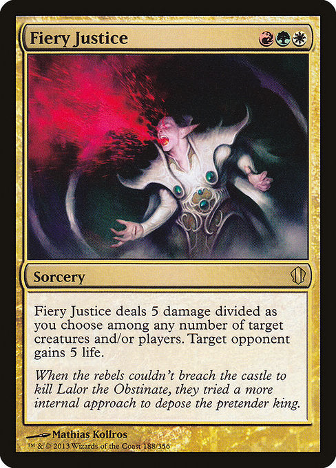 Fiery Justice - Commander 2013 - R - 188