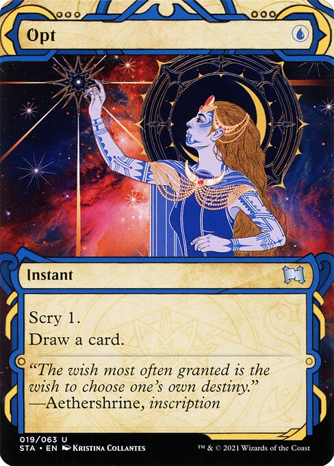 Opt (JP Alternate Art) - Strixhaven: Mystical Archives - U - 82