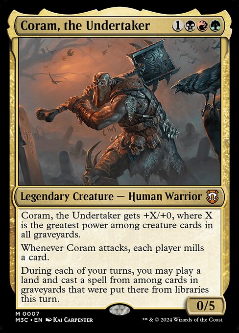 Coram, the Undertaker - Commander: Modern Horizons 3 - M - 7