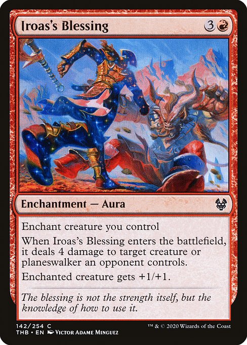Iroas's Blessing - Theros Beyond Death - C - 142