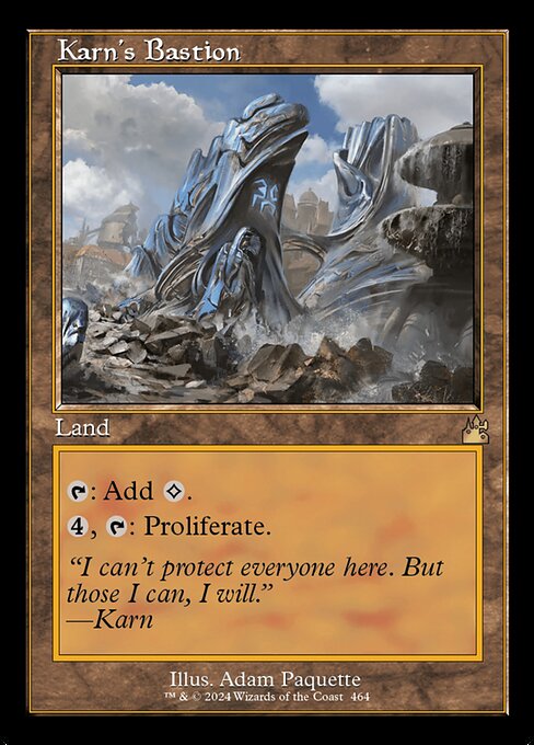 Karn's Bastion (Retro Frame) - Ravnica Remastered - R - 464