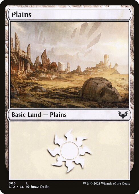 Plains (366) - Strixhaven: School of Mages - L - 366