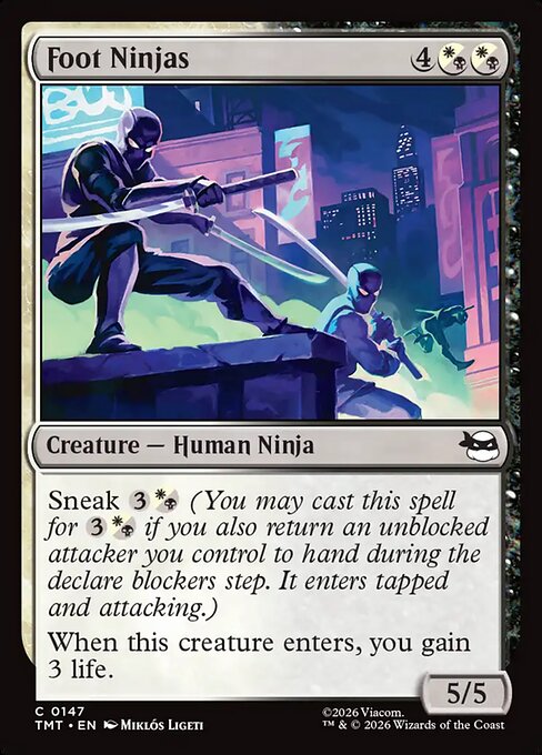 Foot Ninjas - Teenage Mutant Ninja Turtles - C - 147