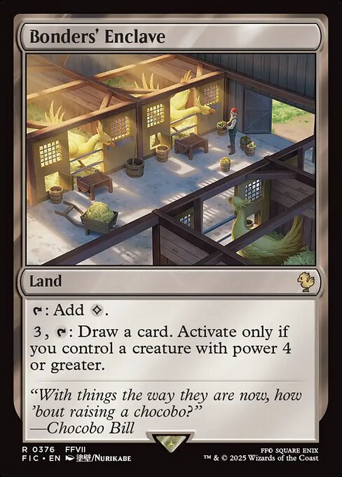 Bonders' Enclave (Surge Foil) - Commander: FINAL FANTASY - R - 376