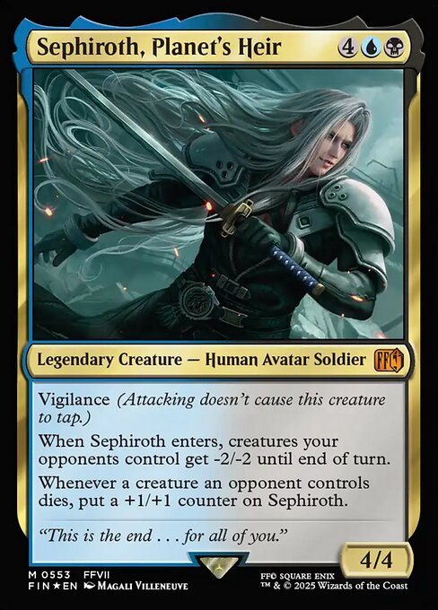 Sephiroth, Planet's Heir - FINAL FANTASY - M - 553
