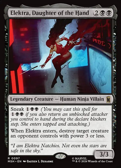 Elektra, Daughter of the Hand - Marvel Super Heroes - R - 97
