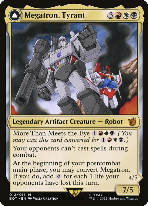 Megatron, Tyrant - Universes Beyond: Transformers - M - 12