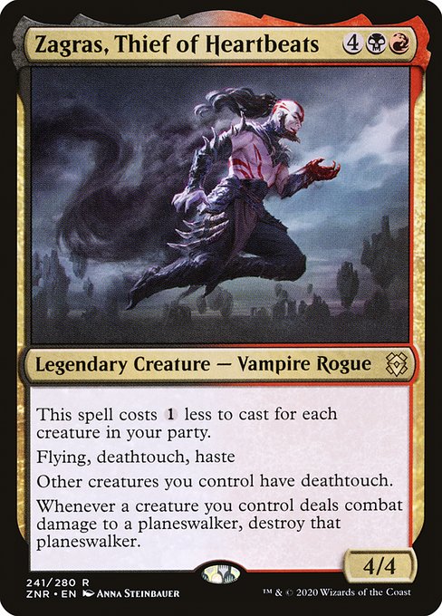 Zagras, Thief of Heartbeats - Zendikar Rising - R - 241