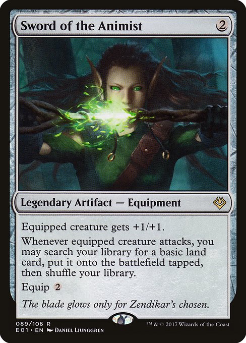 Sword of the Animist - Archenemy: Nicol Bolas - R - 89