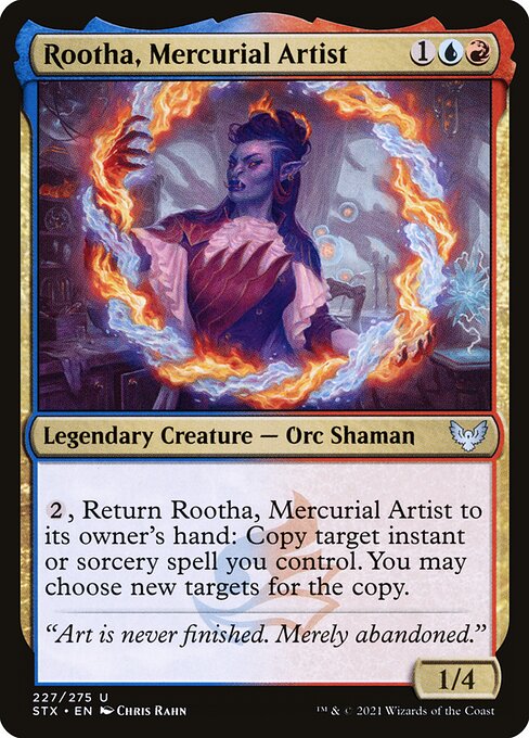 Rootha, Mercurial Artist - Strixhaven: School of Mages - U - 227