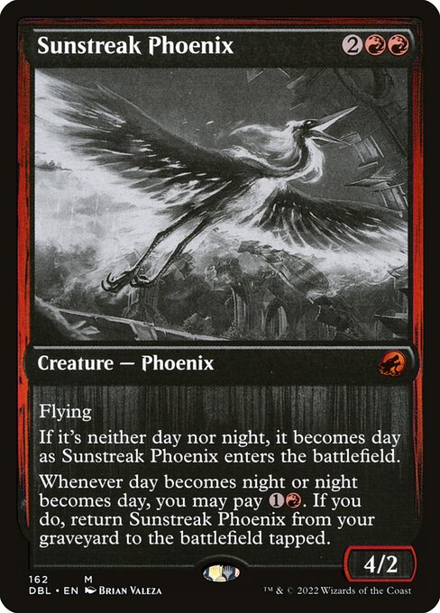 Sunstreak Phoenix - Innistrad: Double Feature - M - 162