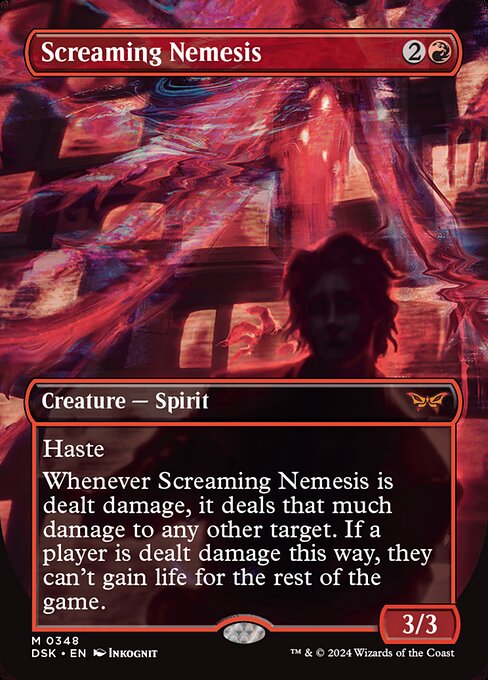 Screaming Nemesis (Borderless) - Duskmourn: House of Horror - M - 348