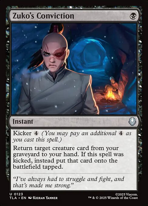 Zuko's Conviction - Avatar: The Last Airbender - U - 123
