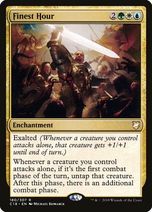 Finest Hour - Commander 2018 - R - 180