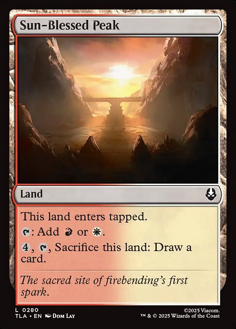 Sun-Blessed Peak - Avatar: The Last Airbender - L - 280