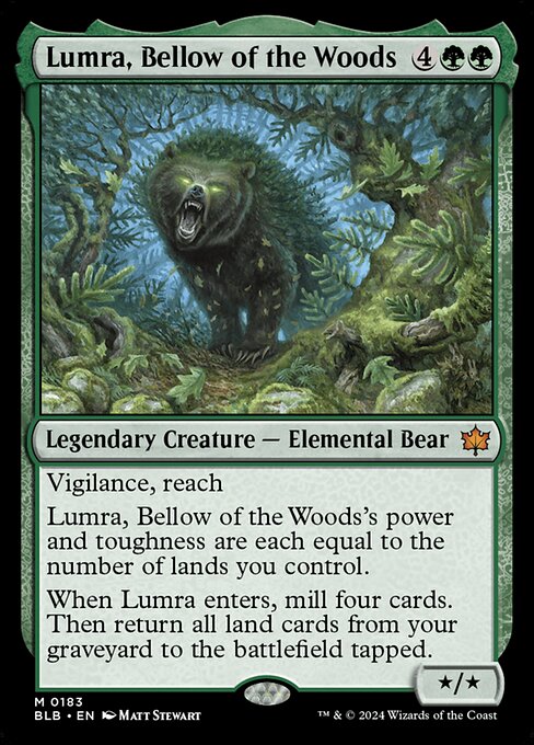 Lumra, Bellow of the Woods - Bloomburrow - M - 183