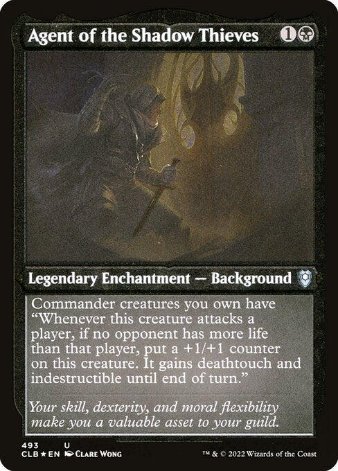 Agent of the Shadow Thieves (Foil Etched) - Commander Legends: Battle for Baldur's Gate - U - 493