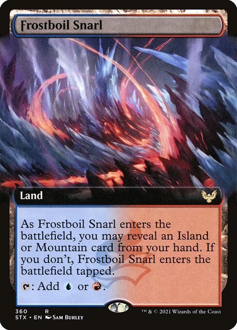Frostboil Snarl (Extended Art) - Strixhaven: School of Mages - R - 360