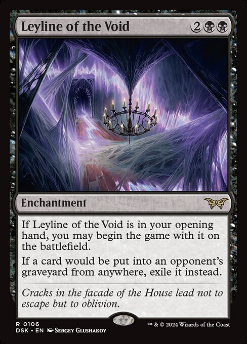 Leyline of the Void - Duskmourn: House of Horror - R - 106