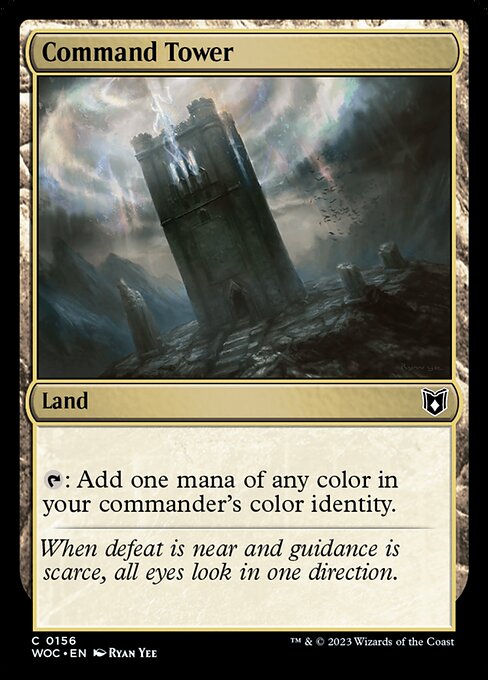 Command Tower - Commander: Wilds of Eldraine - C - 156