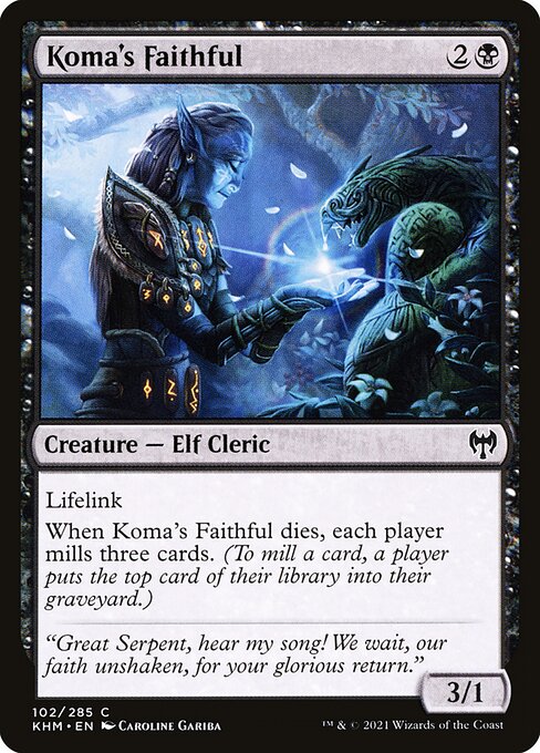 Koma's Faithful - Kaldheim - C - 102