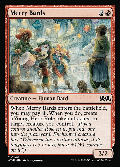 Merry Bards - Wilds of Eldraine - C - 140