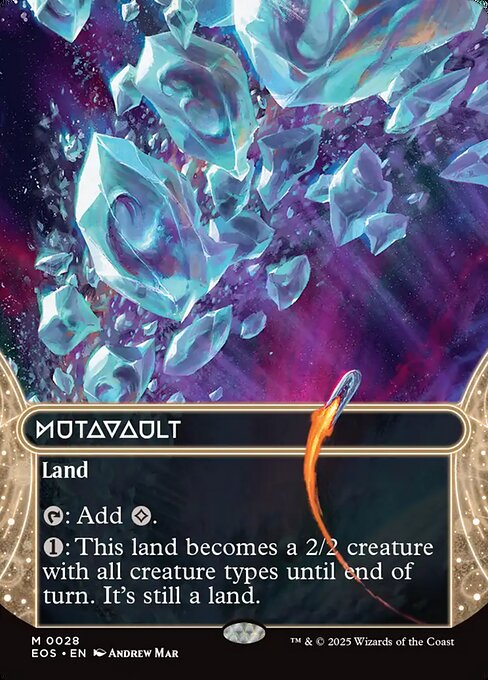 Mutavault (0028) (Borderless) - Edge of Eternities: Stellar Sights - M - 28