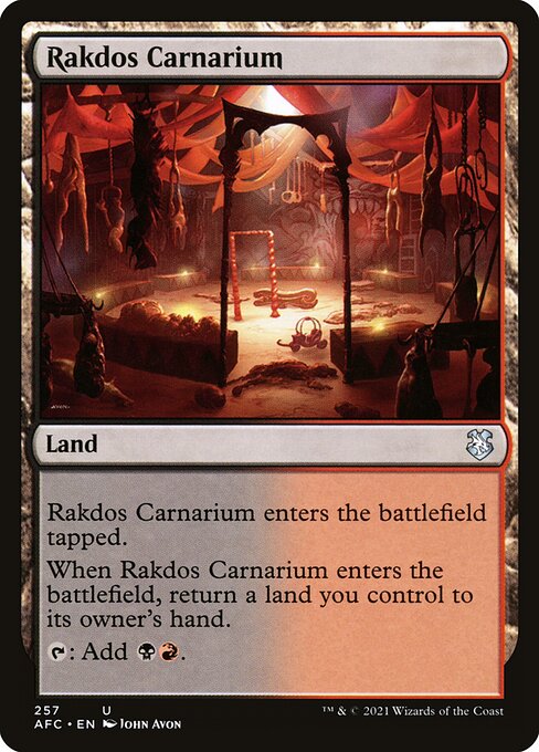 Rakdos Carnarium - Commander: Adventures in the Forgotten Realms - U - 257