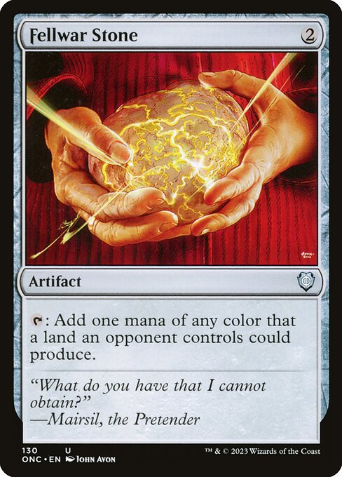 Fellwar Stone - Commander: Phyrexia: All Will Be One - U - 130
