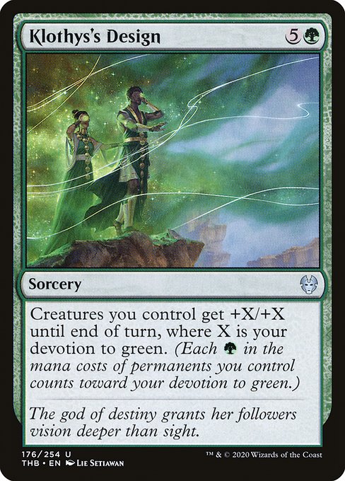 Klothys's Design - Theros Beyond Death - U - 176
