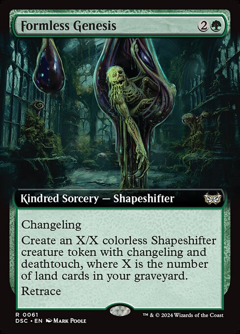 Formless Genesis (Extended Art) - Commander: Duskmourn: House of Horror - R - 61