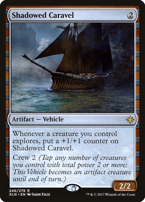 Shadowed Caravel - Ixalan - R - 246