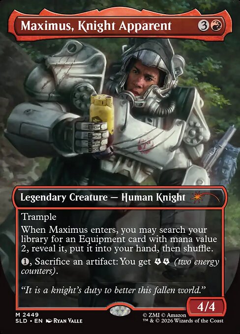 Maximus, Knight Apparent - Secret Lair Drop Series - M - 2449
