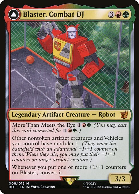 Blaster, Combat DJ - Universes Beyond: Transformers - M - 8
