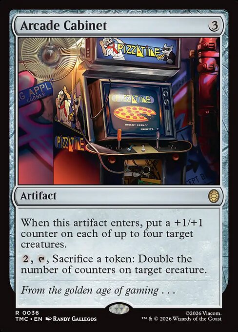 Arcade Cabinet - Commander: Teenage Mutant Ninja Turtles - R - 36