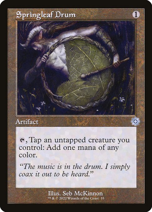 Springleaf Drum - The Brothers' War: Retro Frame Artifacts - U - 55