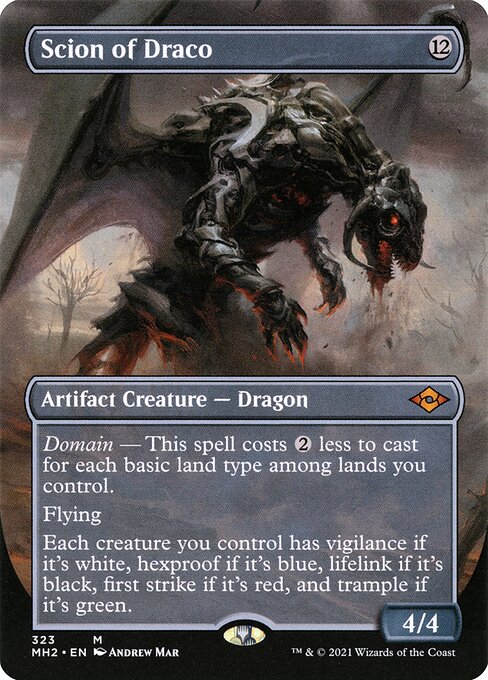 Scion of Draco (Borderless) - Modern Horizons 2 - M - 323