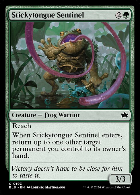 Stickytongue Sentinel - Bloomburrow - C - 193