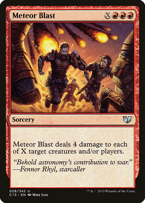 Meteor Blast - Commander 2015 - U - 28