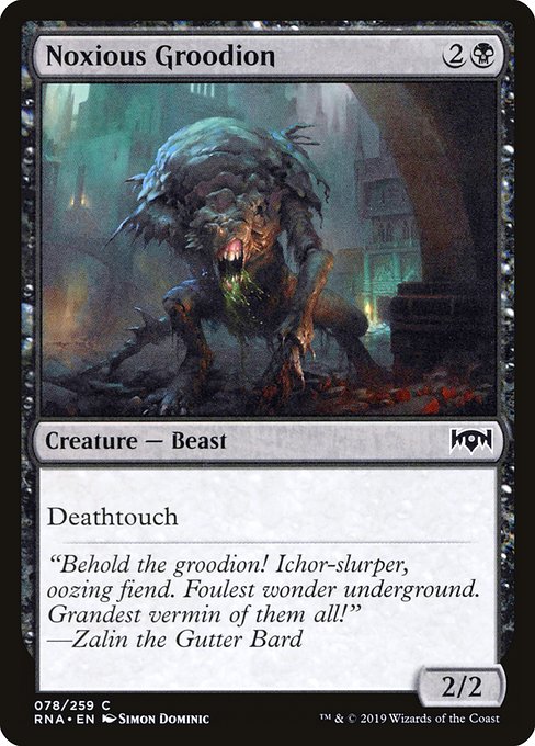 Noxious Groodion - Ravnica Allegiance - C - 78