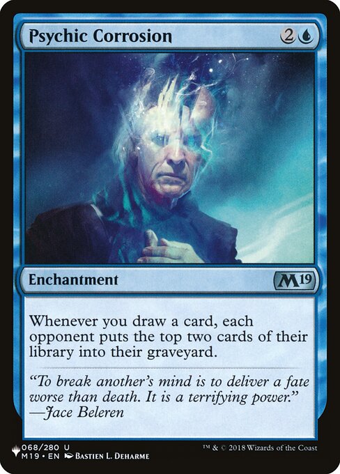 Psychic Corrosion - The List Reprints - U - 068/280