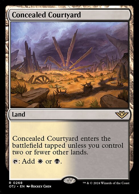 Concealed Courtyard - Outlaws of Thunder Junction - R - 268
