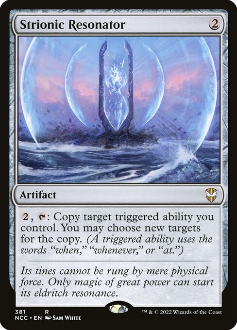 Strionic Resonator - Commander: Streets of New Capenna - R - 381