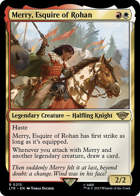 Merry, Esquire of Rohan - Universes Beyond: The Lord of the Rings: Tales of Middle-earth - R - 215
