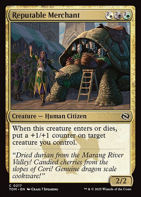 Reputable Merchant - Tarkir: Dragonstorm - C - 217